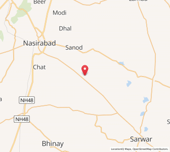 Map of Shokaliya, Rajasthan