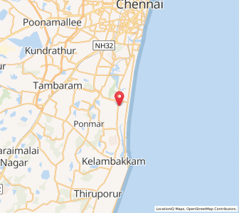 Map of Sholinganallur, Tamil Nadu