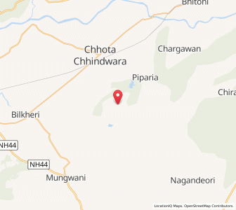 Map of Shrinagar, Madhya Pradesh