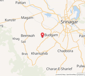 Map of Shyalkut, Kashmir