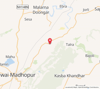 Map of Shyampura, Rajasthan