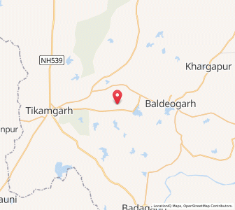 Map of Siag, Madhya Pradesh