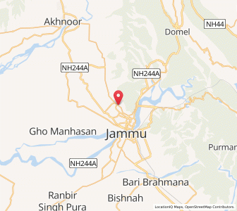 Map of Siala, Kashmir