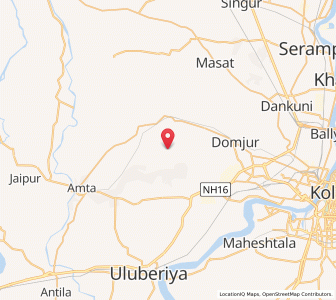 Map of Sialoanga, West Bengal