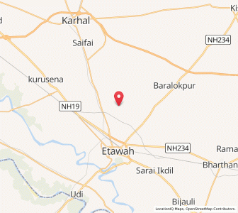 Map of Siapur Babu, Uttar Pradesh