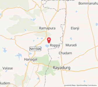 Map of Siddapura, Karnataka