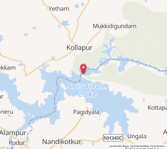 Map of Siddeswaram, Andhra Pradesh