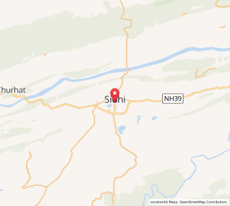 Map of Sidhi, Madhya Pradesh