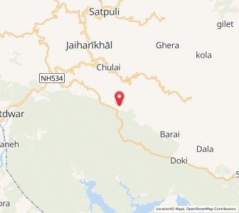Map of Sidhpur, Uttarakhand