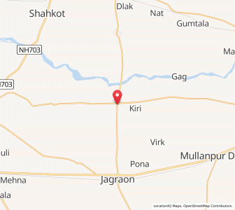Map of Sidhwan Khas, Punjab