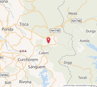 Map of Sigao, Goa