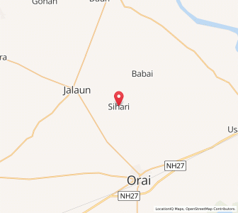 Map of Sihari Pariya, Uttar Pradesh