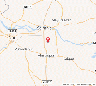 Map of Sija, West Bengal