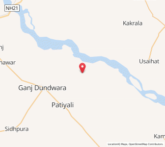Map of Sikandarpur Bais, Uttar Pradesh