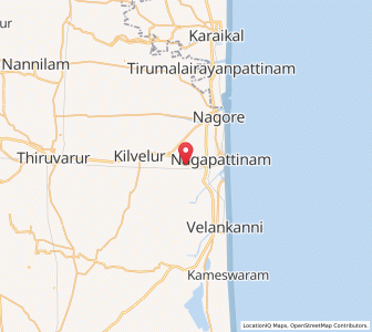 Map of Sikkil, Tamil Nadu