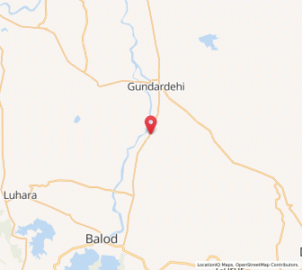 Map of Sikosa, Chhattisgarh