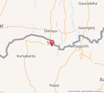 Map of Sikti, Bihar