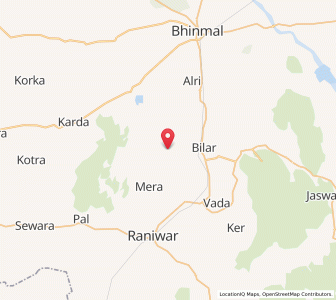 Map of Silasan, Rajasthan
