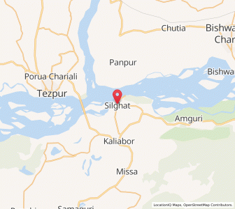 Map of Silghat, Assam
