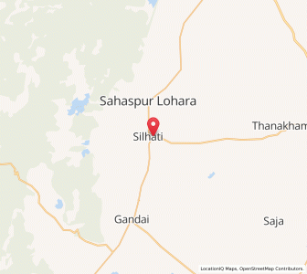 Map of Silheti, Chhattisgarh