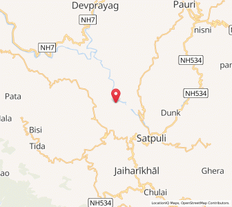 Map of Silni, Uttarakhand