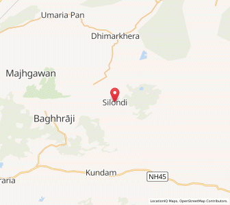 Map of Silondi, Madhya Pradesh