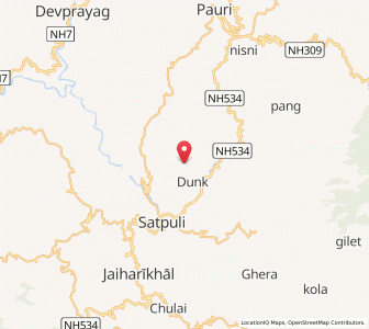 Map of Silun, Uttarakhand