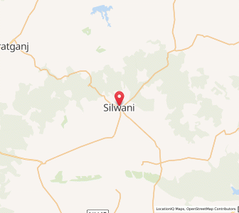 Map of Silvani, Madhya Pradesh