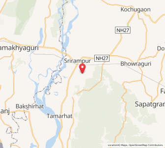 Map of Simaldahi, Assam