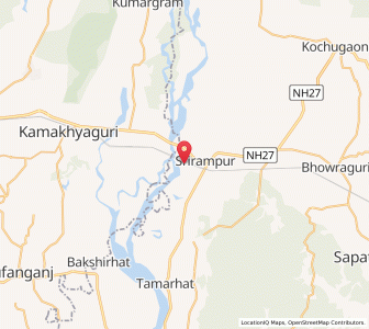 Map of Simaltapu, Assam