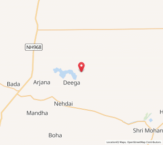 Map of Siman Thalli, Rajasthan