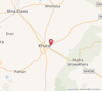 Map of Simariya, Madhya Pradesh