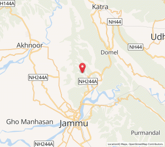 Map of Simbal Laihr, Kashmir