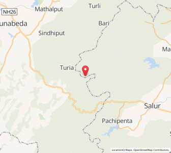 Map of Simhagadda, Odisha