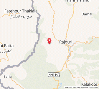 Map of Simian, Kashmir