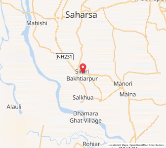 Map of Simri Bakhtiarpur, Bihar