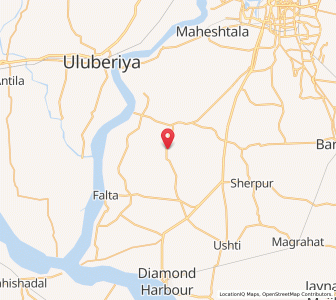 Map of Simulia, West Bengal