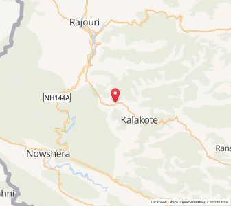 Map of Sind Khatuti, Kashmir