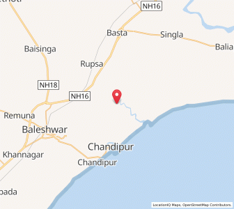 Map of Sindhia, Odisha