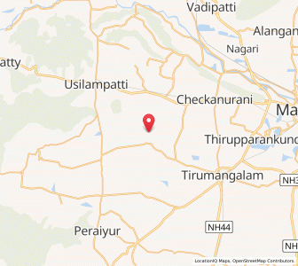Map of Sindupatti, Tamil Nadu