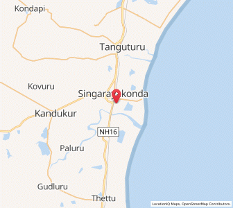 Map of Singarayakonda, Andhra Pradesh