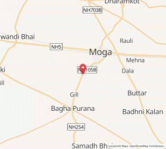 Map of Singhanwala, Punjab