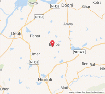 Map of Singhniwas, Rajasthan
