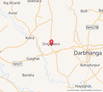 Map of Singhwara, Bihar