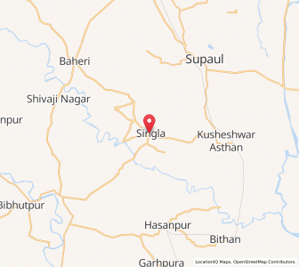 Map of Singia, Bihar