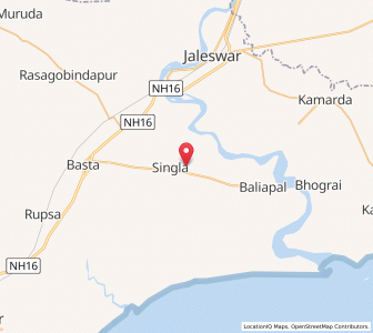 Map of Singla, Odisha