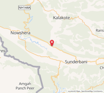 Map of Siot, Kashmir