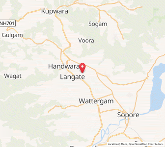 Map of Sipahian Yaru, Kashmir