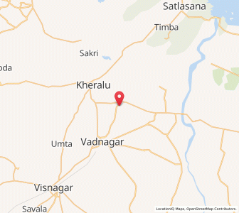 Map of Sipor, Gujarat