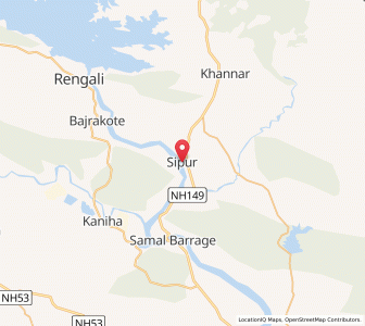 Map of Sipur, Odisha
